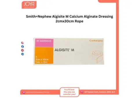 Smith+Nephew Algisite M Calcium Alginate Dressing 2cmx30cm Rope - Joya Medical Supplies
