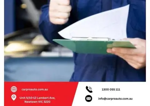 Get a Car Roadworthy Certificate in Geelong