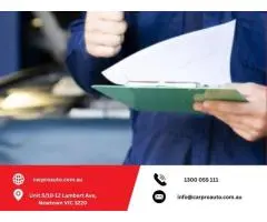 Get a Car Roadworthy Certificate in Geelong