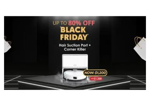 Australia’s Black Friday Blast – Up to 80% Off Smart Robotic Vacuums!