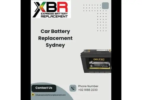 car battery replacement Sydney