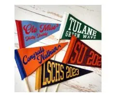 Custom Felt Pennants Australia | Personalized Sports & Event Pennants – ABC2000