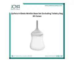 Qufora IrriSedo MiniGo Base Set Excluding Toiletry Bag 30 Cones - Joya Medical Supplies