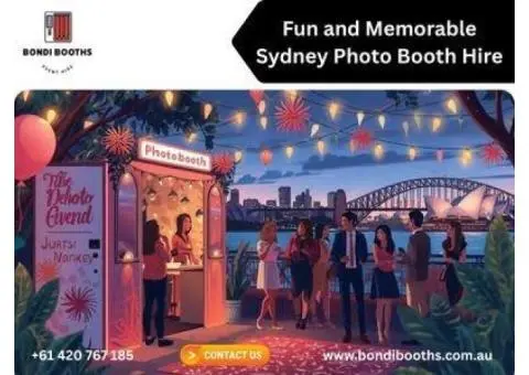 Photo Booth Sydney – Capture Every Moment in Style | Bondi Booths