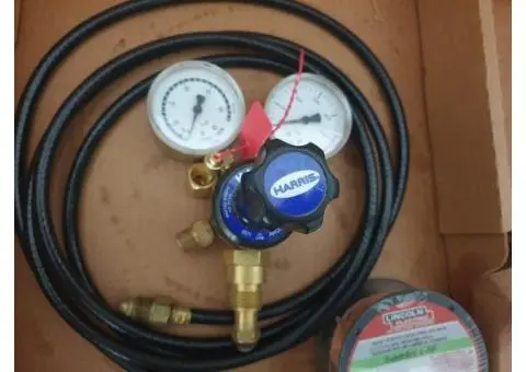 Harris 801 Argon CO2 Etc Flow Regulator Mig Wire - 2/3