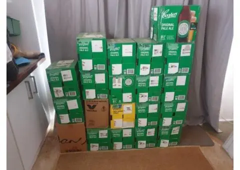 $1ea Home Brew Beer Bottles 750ml XXXX FOUREX Crown Seal GC BARGAIN - 1/3