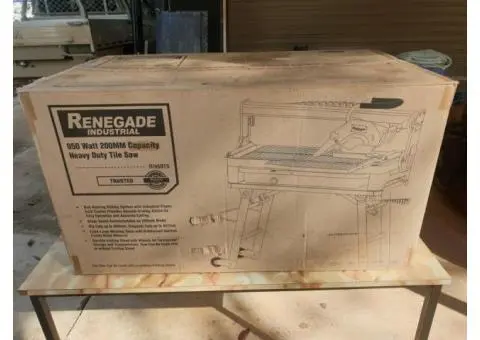 600mm Renegade H/D Wet & Dry Tile Saw NEW BNIB Half Price - 1/6