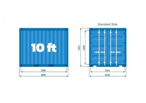 Compact 10ft Shipping Container Dimensions near Brisbane for Easy Fit - 1/4
