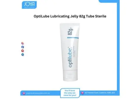 OptiLube Lubricating Jelly 82g Tube Sterile - Joya Medical Supplies