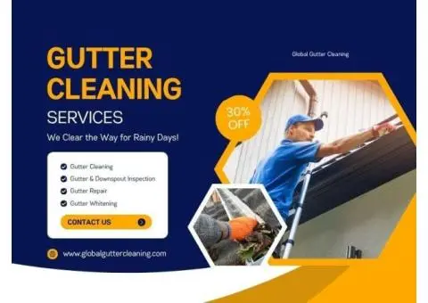 Gutter Cleaning in Moreland