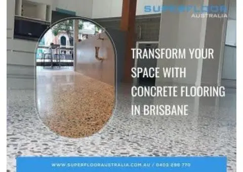 Concrete Grinding Brisbane | Expert Floor Finishing by Superfloor Australia