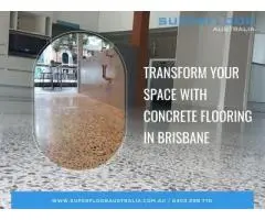 Concrete Grinding Brisbane | Expert Floor Finishing by Superfloor Australia