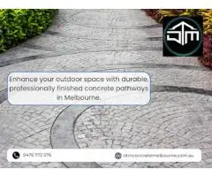 Premium Concrete Driveway Installation & Decorative Finishes – OTM Concrete Melbourne