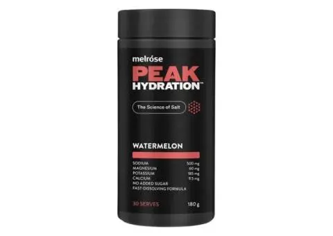 Dehydrated After a Workout? Replenish Fast with Melrose Peak Hydration Watermelon