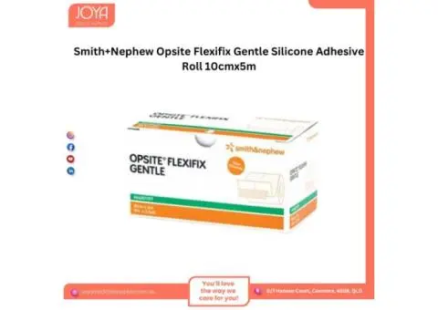 Smith+Nephew Opsite Flexifix Gentle Silicone Adhesive Roll 10cmx5m - Joya Medical Supplies