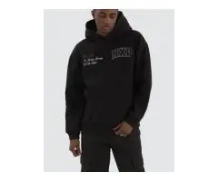 Knockout Relaxed Hoodie Jet Black