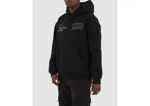 Knockout Relaxed Hoodie Jet Black - 2/4