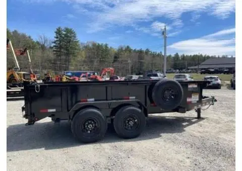 2025 Big Tex Trailers 14LP 14LP-14, *INCLUDES TARP, SPARE TIRE/MOUNT & 2' TALL SIDES* - 6/10