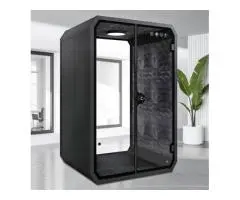 Portable Soundproof Office Pod for Remote Work with Light & Socket