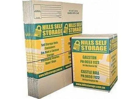 High-Quality Moving Boxes & Packing Supplies – From Hills Self Storage!