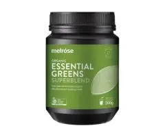 Melrose Organic Essential Greens – Natural Detox & Daily Energy Support Powder