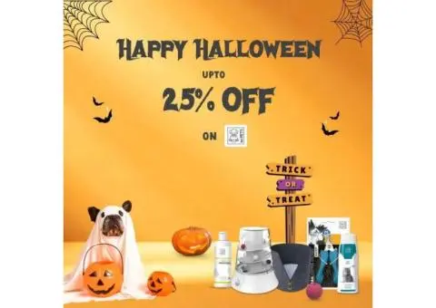 Happy Halloween from Petservo! Get Up to 25% OFF on M-Pets Products – Pet-tastic Treats Await!