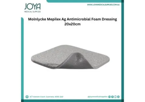 Molnlycke Mepilex Ag Antimicrobial Foam Dressing 20x20cm - Joya Medical Supplies
