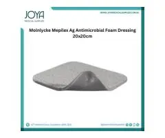 Molnlycke Mepilex Ag Antimicrobial Foam Dressing 20x20cm - Joya Medical Supplies