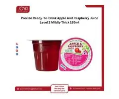 Precise Ready-To-Drink Apple And Raspberry Juice Level 2 Mildly Thick 185ml - Joya Medical Supplies