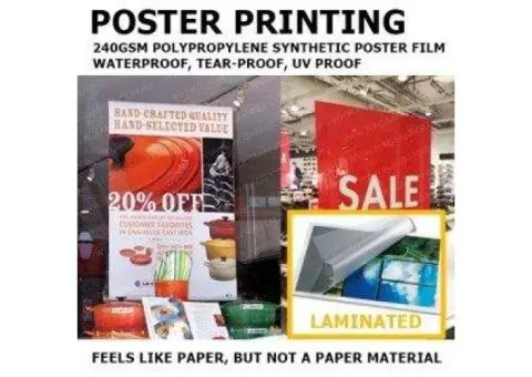 Poster Printing – Vibrant, High-Quality Prints That Capture Every Detail