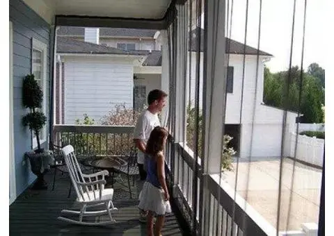 Clear Plastic PVC Outdoor Blinds – Sydney