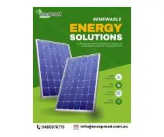 Renewable Energy Solutions by Ecospread – Expert Solar Panel Installation in Melbourne