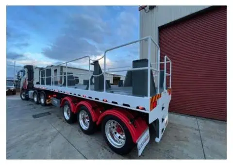 Tri-Axle Crane Transport Trailer - Beavertail Trailers - 2/4