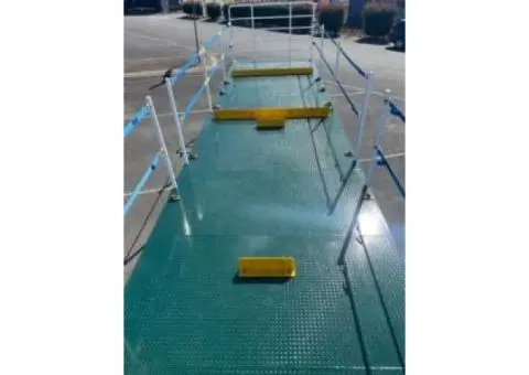 Tri-Axle Crane Transport Trailer - Beavertail Trailers - 3/4