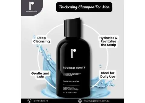 How to Use a Thickening Shampoo for Men for the Best Results?