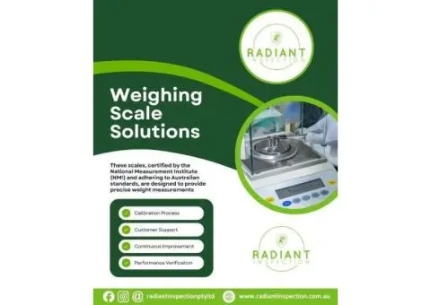 Checkweigher calibration services Melbourne