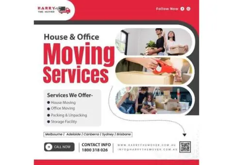 Reliable Moving Services in Melbourne | Harry The Mover
