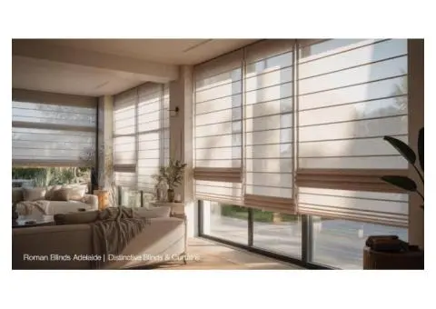 Create a Beautiful Home with Tailored Roman Blinds Adelaide