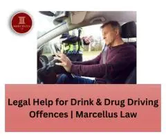 Legal Help for Drink & Drug Driving Offences | Marcellus Law