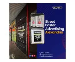 Own the Streets with Bold Poster Advertising