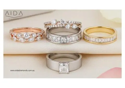 Experience True Radiance with Aida Solitaire Rings