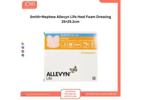 Smith+Nephew Allevyn Life Heel Foam Dressing 25×25.2cm - Joya Medical Supplies