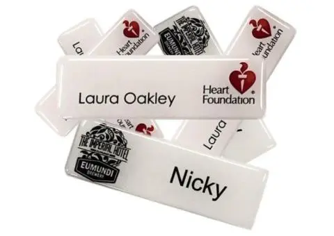 Acrylic Name Badges – Sleek Transparent Design For Professionals