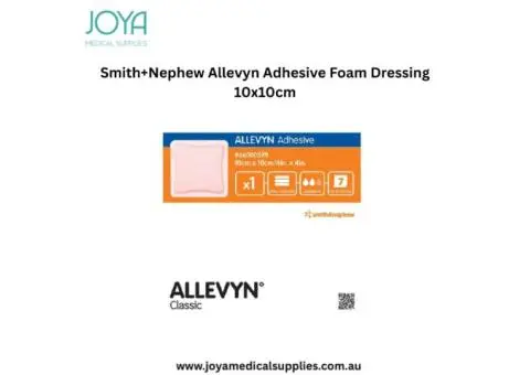Smith+Nephew Allevyn Adhesive Foam Dressing 10x10cm - Joya Medical Supplies