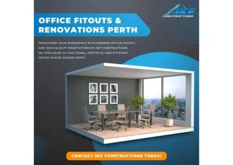Commercial Fitouts & Office Renovations in Perth | JKF Constructions