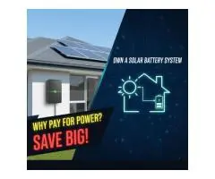 Why Pay for Power? Own a Solar Battery System and Save Big!
