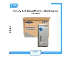 Kimberly Clark Compact Stainless Steel Dispenser Lockable - Joya Medical Supplies