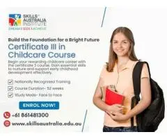 Apply for Cert 3 Early Childhood Education and Care in Perth