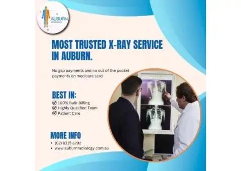 Experience the most trusted X-ray service at Auburn Radiology. (02) 8315 8292