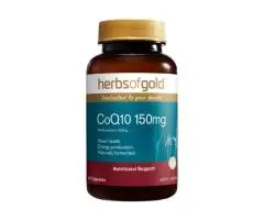 Boost vitality and protect your heart with Herbs of Gold CoQ10 150 mg.